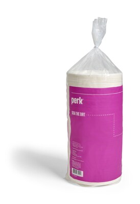 Perk™ Compostable Paper Plates, 6", White, 250/Pack (PK56337)