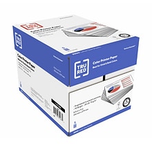 TRU RED™ 8.5 x 11 Multipurpose Paper, 20 lbs., 96 Brightness, 500 Sheets/Ream, 5 Reams/Carton (TR5