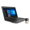 HP Stream Pro 11 G5 11.6 Celeron N4000 Notebook, 4GB RAM, 64GB SSD with Mouse Bundle