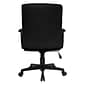 Quill Brand® Tervina Luxura Mid-Back Manager Chair, Black (56904)