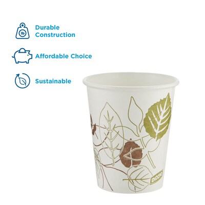 Dixie Pathways Paper Hot Cups, 10 oz., 300/Carton (2340SS1)