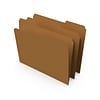 Staples File Folders, 1/3 Cut, Letter Size, Kraft, 100/Box (TR509315)