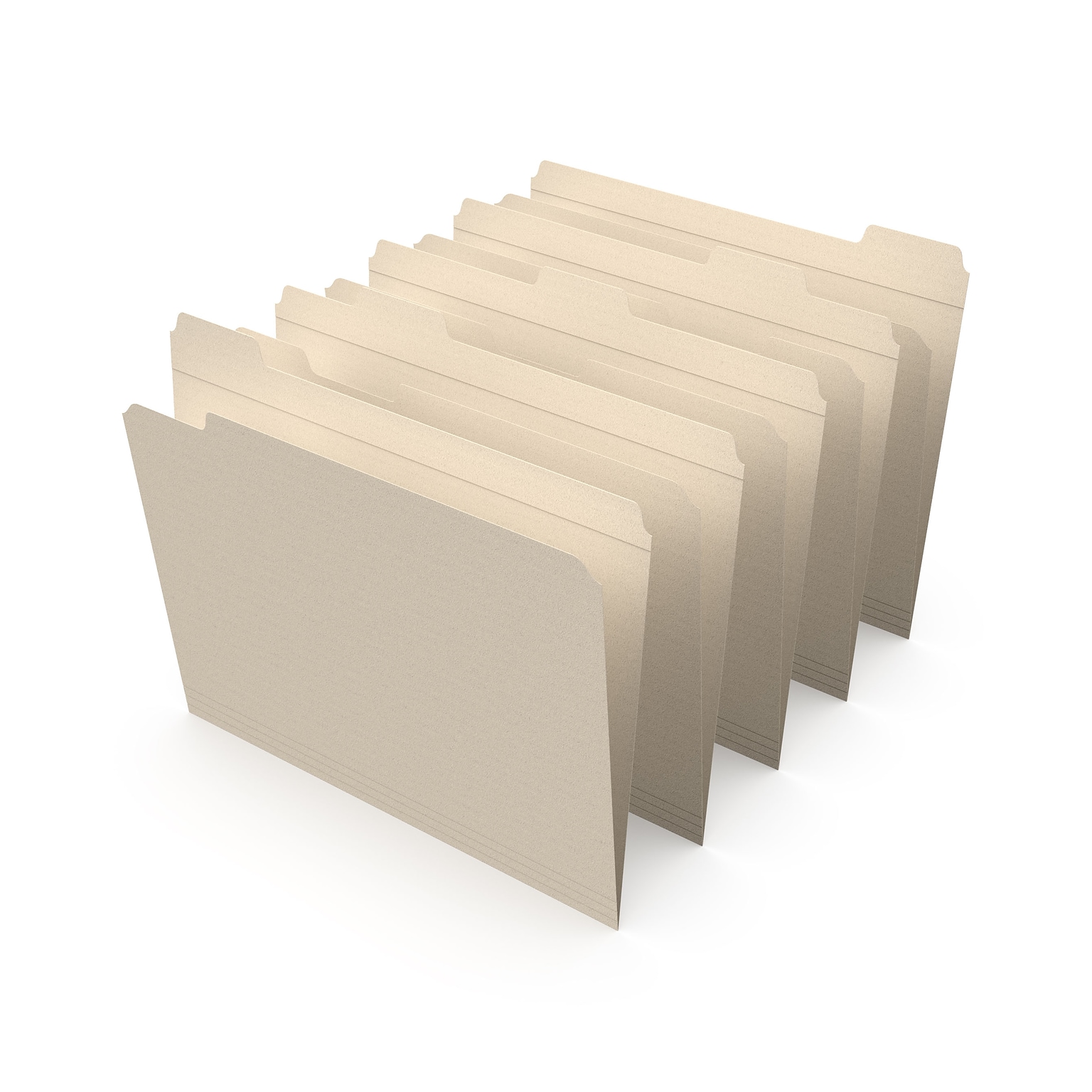 Staples® Reinforced File Folders, 1/5 Cut Tab, Letter Size, Manila, 100/Box (TR509000)