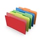 Staples File Folders, 1/3-Cut Tab, Legal Size, Assorted Colors, 100/Box (ST22945-CC)