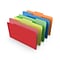 Staples File Folders, 1/3-Cut Tab, Legal Size, Assorted Colors, 100/Box (ST22945-CC)