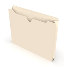 Staples® Reinforced File Jacket, 1.5 Expansion, Letter Size, Manila, 50/Box (TR119172)