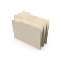 Staples® File Folders, 1/3 Cut Tab, Letter Size, Manila, 100/Box (TR116749)