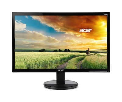 Acer K242HYLA UM.QX2AA.A03 23.8 LCD Monitor, Black