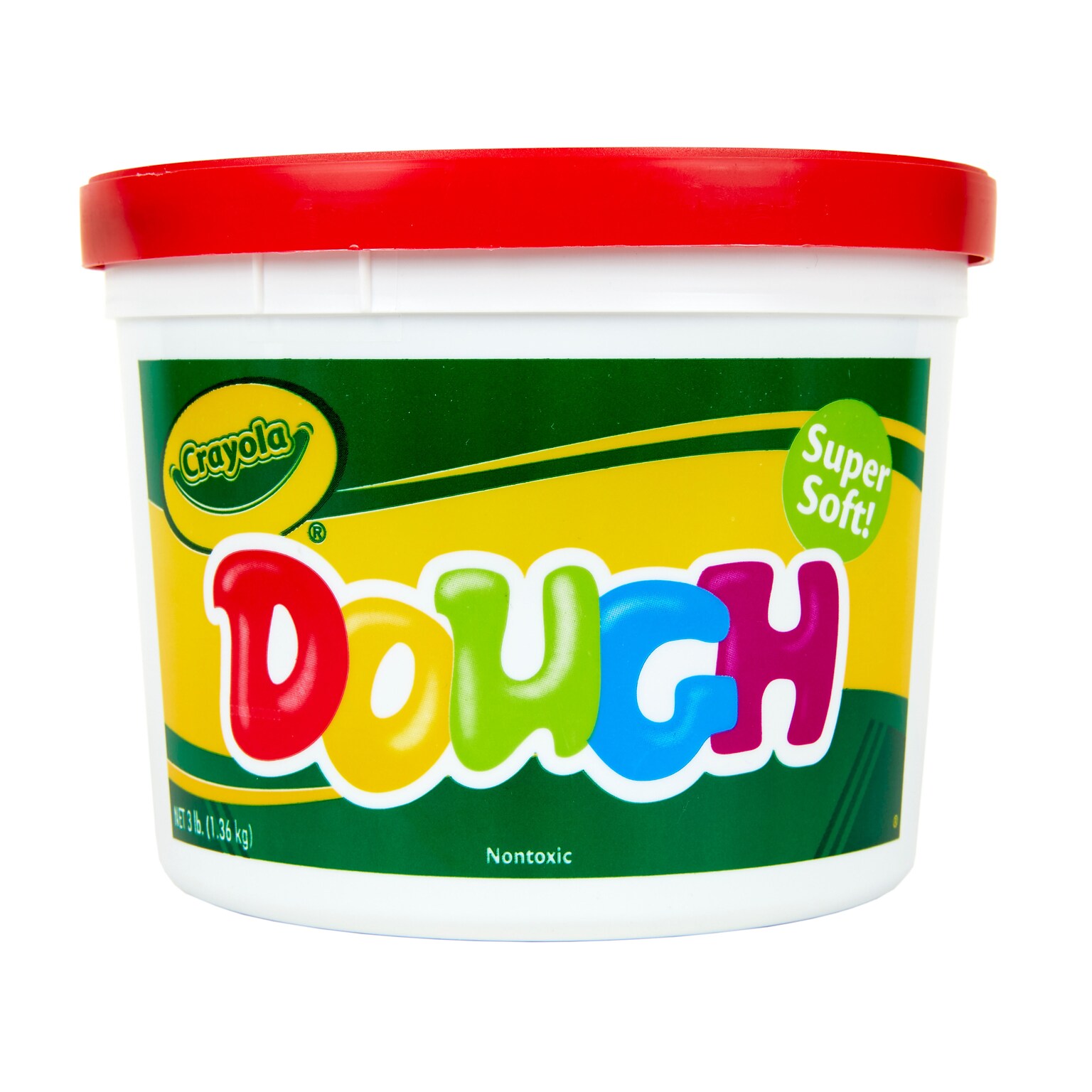 Crayola Modeling Dough, Red, 3 lb. Resealable Bucket (57-0015-038)