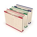 TRU RED™ Reinforced File Jackets, 2 Expansion, Letter Size, Assorted Colors, 12/Pack (TR615033)