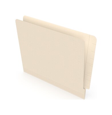 TRU RED™ End Tab File Folder, Straight Cut, Letter Size, Manila, 250/Box (TR56684)