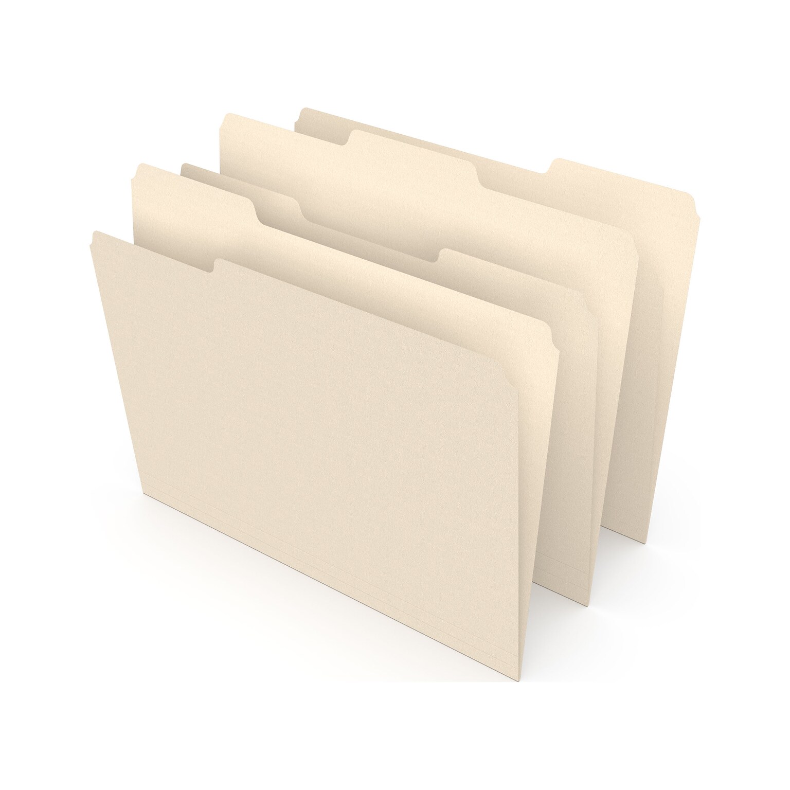 Staples File Folder, 1/3-Cut Tab, Legal Size, Manila, 500/Carton (ST56680CT)