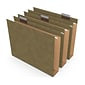 Staples® Reinforced Box Bottom Hanging File Folder, 2 Expansion, 5-Tab, Letter Size, Standard Green