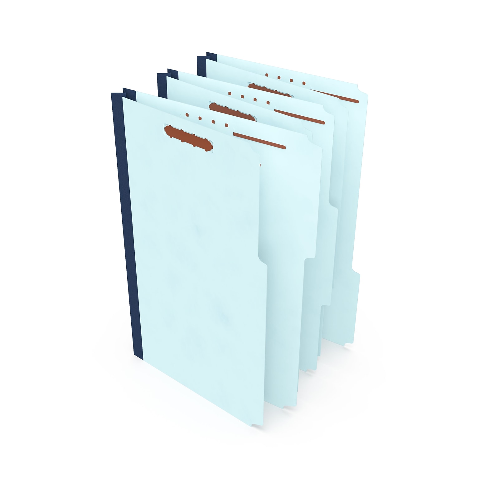 Staples® Pressboard Classification Folders, 2 Expansion, Legal Size, Light Blue, 25/Box (TR384870/384870)