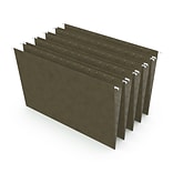 Staples Hanging File Folder, Legal Size, Standard Green, 25/Box (TR521252)