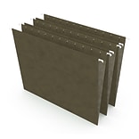 Staples Hanging File Folder, Letter Size, Standard Green, 25/Box (TR521229)