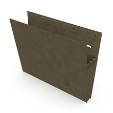 Staples® Hanging File Pocket, 3.5 Expansion, Letter Size, Standard Green, 4/Pack (TR260828)