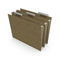 Staples® 95% Recycled Hanging File Folders, 1/3-Cut Tab, Letter Size, Standard Green, 25/Box (ST1168