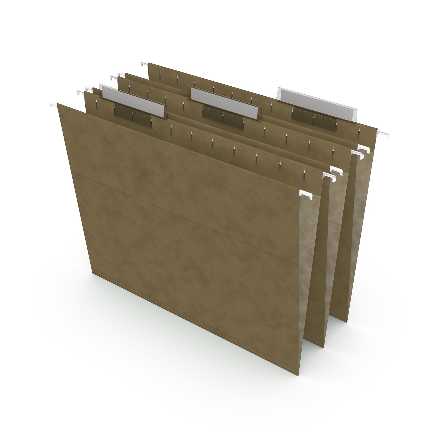 Staples® 95% Recycled Hanging File Folders, 1/3-Cut Tab, Letter Size, Standard Green, 25/Box (ST116806/116806)