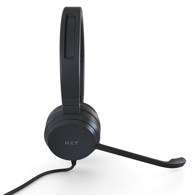 NXT Technologies™ UC-4000 Noise Canceling Stereo Computer Headset, Over-the-Head, Black (NX57974)