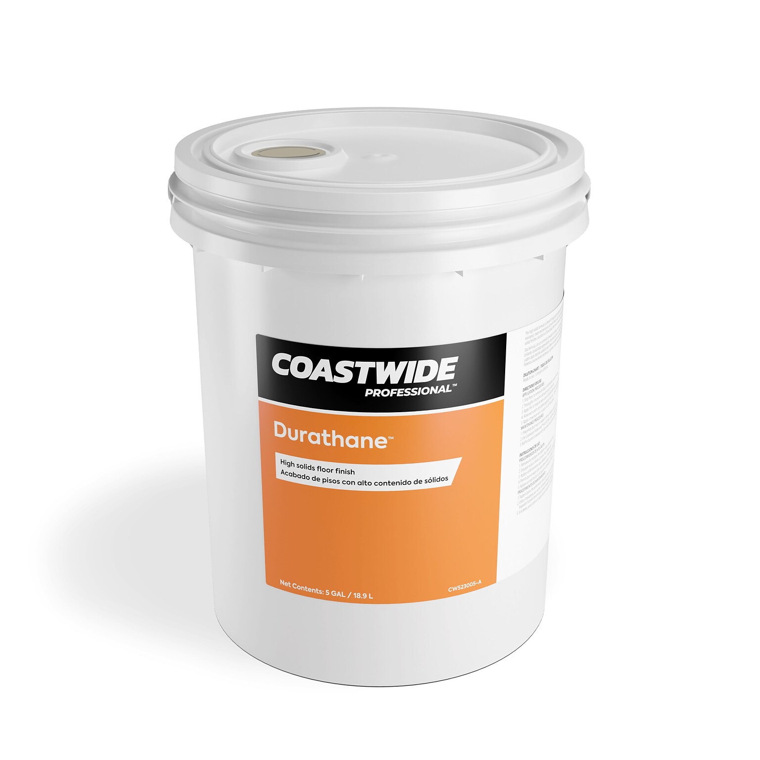 Coastwide Professional™ Durathane™ Floor Finish, 5 gal./18.9L (CW523005-A)