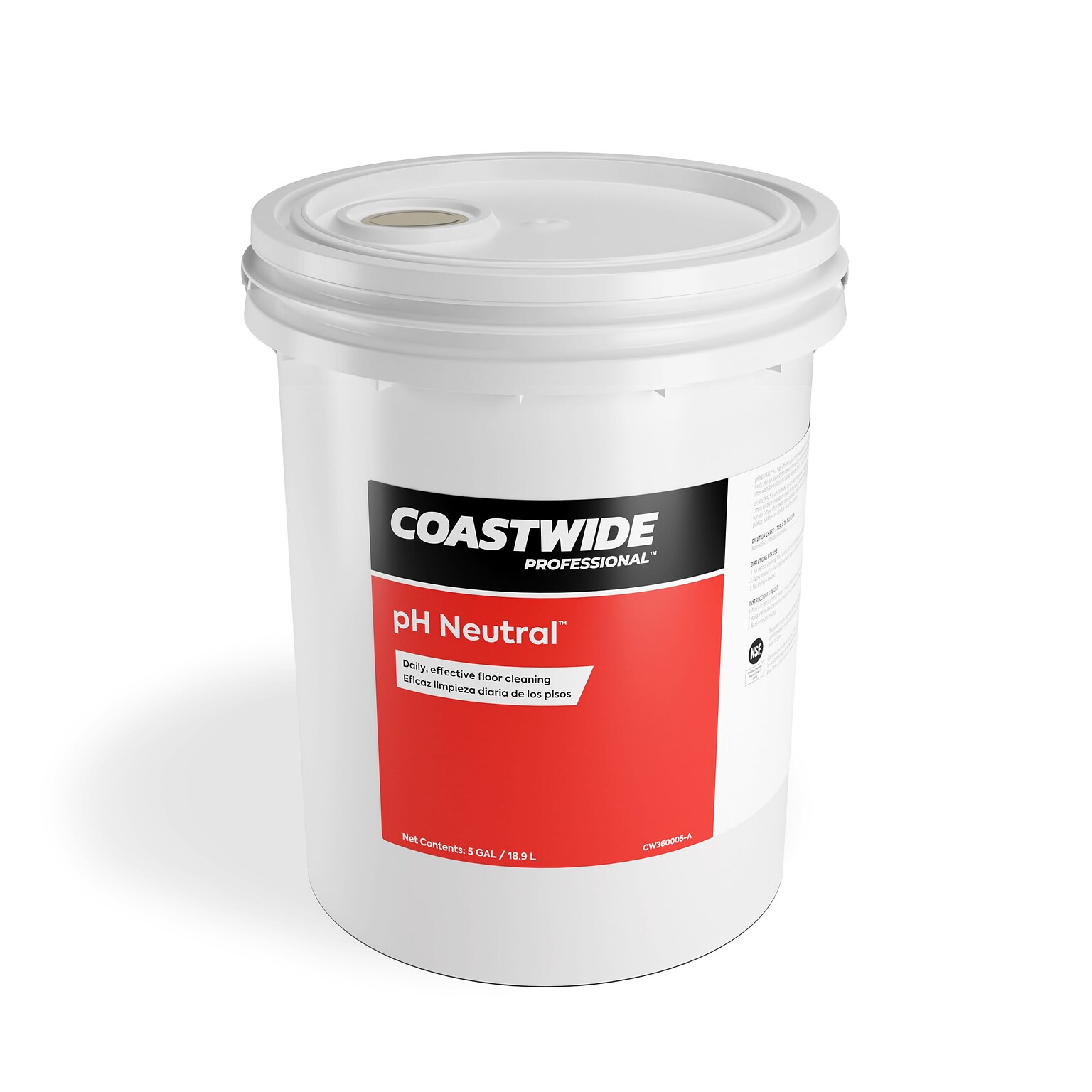 Coastwide Professional™ pH Neutral Floor Cleaner, Strawberry, 640 Oz. (CW360005-B)