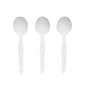 Perk™ Polystyrene Soup Spoon, Heavy-Weight, White, 100/Pack (PK56404)