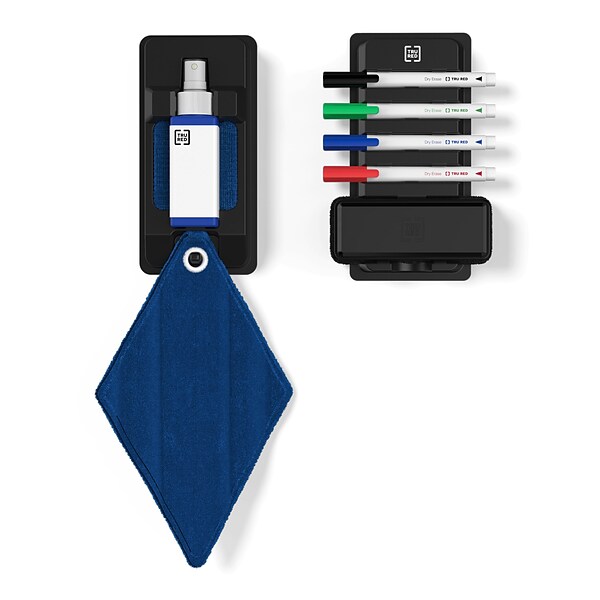 TRU RED™ Dry Erase Kit, Fine Tip, Assorted, 4/Pack (TR61743/TR56941)