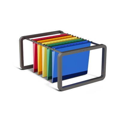 Staples Premium Hanging File Frame, Letter Size, Black (TR55974)