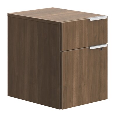 Workplace2.0™ 2-Drawer Vertical File Cabinet, Mobile/Pedestal, Letter/Legal, Pinnacle, 20 (UN57493)