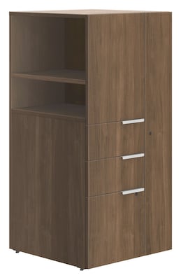 Union & Scale™ Workplace2.0™ 1 Shelf 49H Laminate Storage Tower, Pinnacle (UN57505)