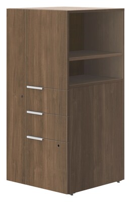 Union & Scale™ Workplace2.0™ 1 Shelf 49H Laminate Storage Tower, Pinnacle (UN57501)