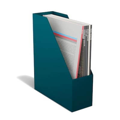 TRU RED™ Plastic Magazine File, Teal (TR55283)