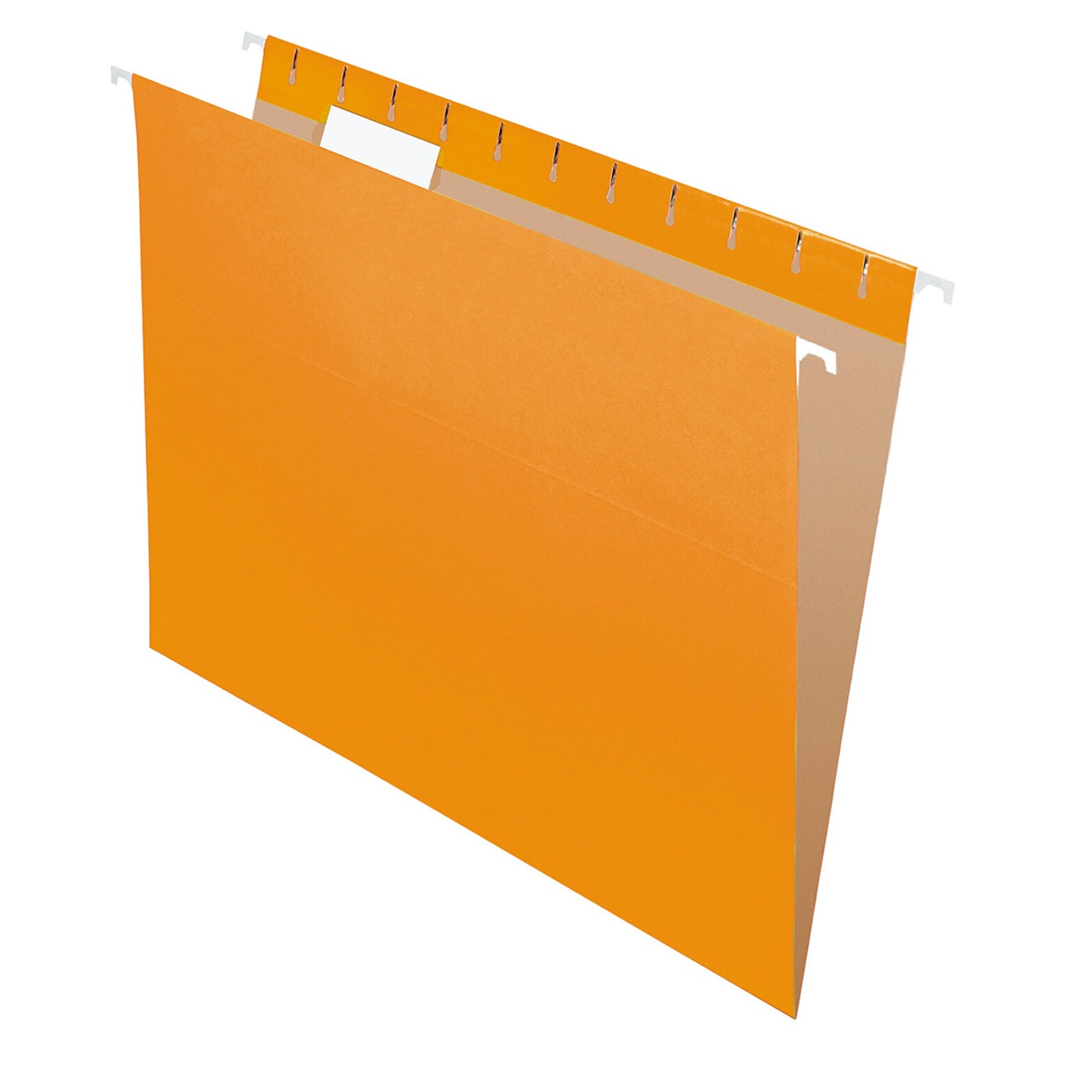 Pendaflex Recycled Hanging File Folders, 1/5 Tab, Letter Size, Orange, 25/Box (81607)