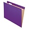 Pendaflex Recycled Hanging File Folders, 1/5 Tab, Letter Size, Violet, 25/Box (81611)