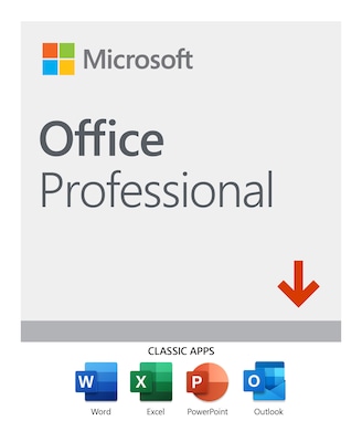 Microsoft Office Professional 2019 Windows 10, 1 USer, Download (Z6T5L9R3ZYQFJCD)