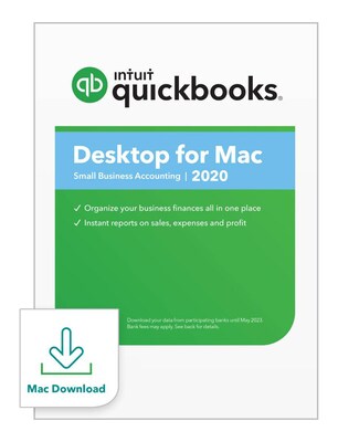 Intuit QuickBooks Desktop for Mac 2020 for 1 User, MacOS X, Download (0607207)
