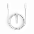 NXT Technologies 6 ft. Braided  Lightning  to USB-C Cable, White (NX56827)
