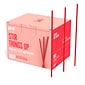 Perk™ Red Plastic Stirrers, 1000/Pack (PK56402)