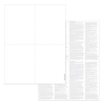TOPS 2020 W-2 Laser Forms, 50 Forms/Pack (LW24UPB-S)