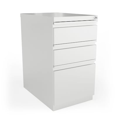 Quill Brand® 3-Drawer Vertical File Cabinet, Locking, Gray, 22.88"D (25172D)