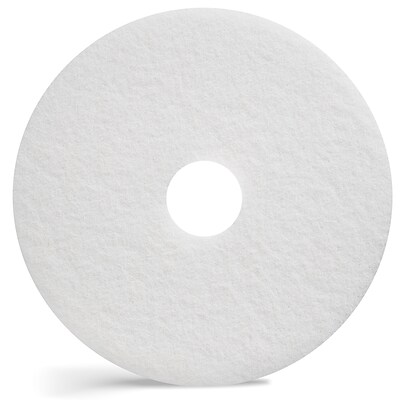Coastwide Professional™ 17 Polishing Floor Pad, White, 5/Carton (CW22987)