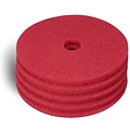 Coastwide Professional 20 Buffing Pad, Red, 5/Carton (CW22984)