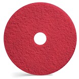 Coastwide Professional™ 20 Buffing Pad, Red, 5/Carton (CW22984)
