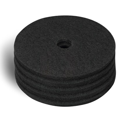 Coastwide Professional™ 20" Stripper Floor Pad, Black, 5/Carton (CW22979)