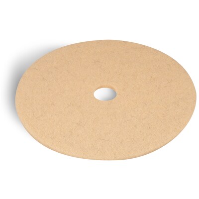 Coastwide Professional 27" Burnishing Floor Pad, Tan, 5/Carton (CW24746)