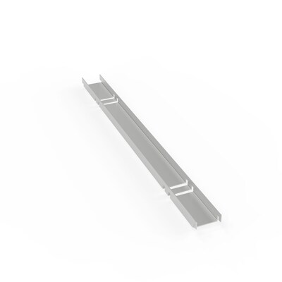 Quill Brand Lateral Front to Back File Rails, Silver, 4/Pk (45519)