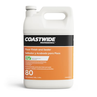 Coastwide Professional™ Floor Finish and Sealer 80, 3.78L, 4/Carton (CW080RU01-A)