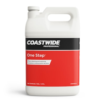 Coastwide Professional™ Floor Cleaner One-Step, Peach, 3.78L/128 Oz., 4/Carton (CW567001-A)