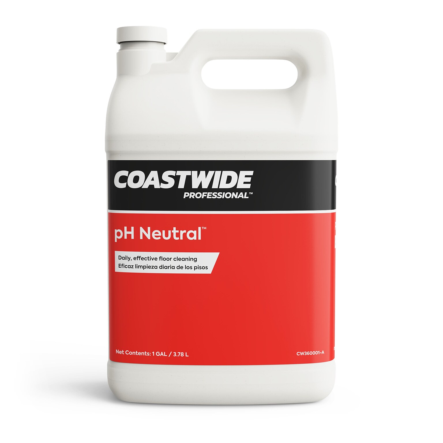 Coastwide Professional™ Floor Cleaner pH Neutral, 3.78L/128 Oz., 4/Carton (CW360001-A)